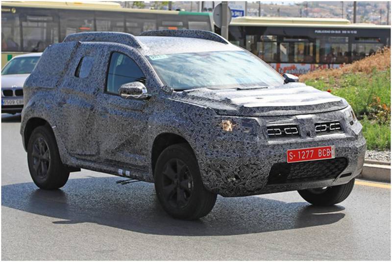 First shots of the next generation Dacia Duster hint at a minor makeover for Dacia’s budget SUV but there won’t be a 7-seater